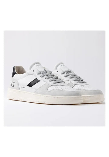 D.A.T.E sneakers uomo court 2.0 Vintage white black